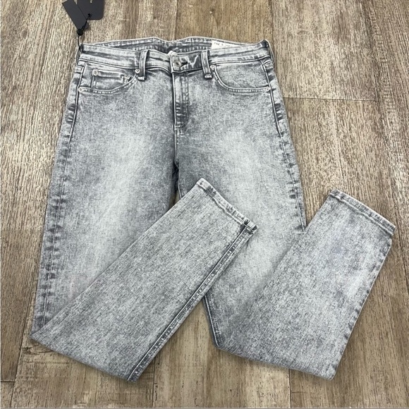 NWT Rag & Bone Cate Mid-rise Skinny Jeans In Acid - Picture 3 of 4